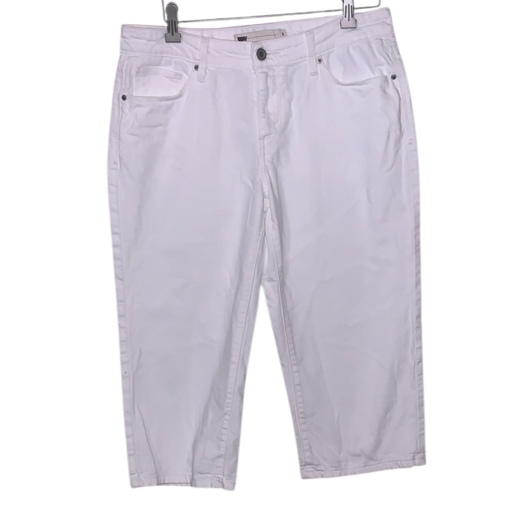 Levi’s White Capri Jeans Women's 6 Mid Rise